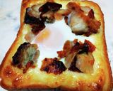 から揚げの卵マヨトースト作り方5写真