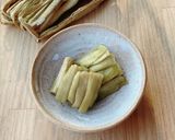 ずいき(芋がら)の炒め煮☆作り方1写真