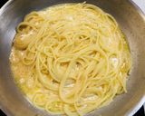 明太子クリームパスタ☆作り方3写真