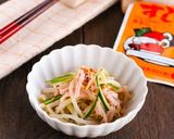 すしのこで簡単♪レンジで♡もやしのナムル作り方4写真