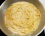 明太子クリームパスタ☆作り方4写真