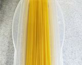 松茸の味お吸い物で毛ガニのパスタ作り方4写真
