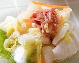 白菜漬けとバターナッツかぼちゃのサラダ作り方4写真