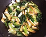 小松菜と厚揚げの炊いたん作り方3写真