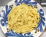 タラコのリエットでスピンオフ的パスタ作り方4写真