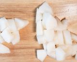秋の乾燥に！せき・のど【梨シロップ】作り方1写真