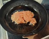 超ヘルシー♪豆腐と鳥むねひき肉の卵炒め煮作り方2写真