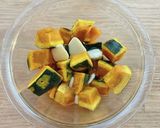 レンジで5分☆かぼちゃの塩バター風味作り方4写真