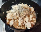 超ヘルシー♪豆腐と鳥むねひき肉の卵炒め煮作り方5写真