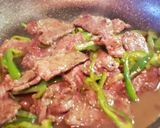 牛カルビの さっぱり味ポン酢炒め作り方4写真