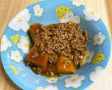 かぼちゃのそぼろあんかけ作り方6写真
