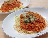 我が家のミートソーススパゲティ作り方5写真