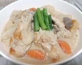 超簡単！鶏の手羽元と根菜の和風シチュー！作り方7写真