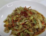 ピリ辛味がクセになる！麻婆キャベツ作り方11写真