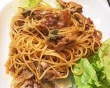 パパッと10分"十勝豚丼のたれ"パスタ作り方3写真