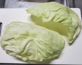 簡単時短♪レンチン・キャベ卵~(^.^)作り方1写真