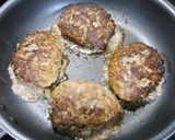 簡単！和風きのこハンバーグ作り方4写真