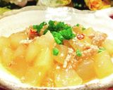 レンチンで簡単✨豚挽肉入りトロミ大根煮作り方5写真