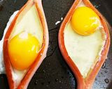 朝食に♪お洒落目玉焼き作り方2写真