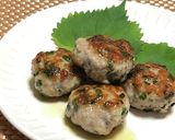 豚こまと大葉の塩だれつくね作り方6写真