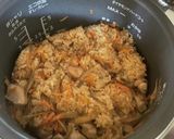 炊飯器de鶏とごぼうのおこわ作り方8写真