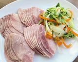 玉ねぎ&カラーピーマン&豆苗&ハムサラダ作り方6写真