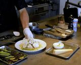 62℃たんぱく質と野菜の冷製トマトパスタ作り方39写真