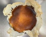 ぺろっと食べれちゃうバスクチーズケーキ作り方8写真