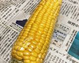 レンジで簡単ツヤツヤとうもろこし作り方2写真
