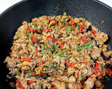 大豆ミートの黒コショウ炒め作り方7写真