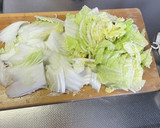 簡単冷凍サラダ海老と白菜のチリ炒め作り方4写真