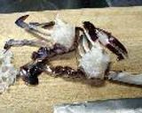 渡り蟹のクリームパスタ作り方1写真