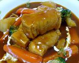 **肉巻き豆腐のビーフシチュー**作り方7写真