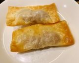 ワンタンの皮でパリッパリッひき肉揚げ♪作り方11写真