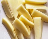 具材楽しむお味噌汁じゃが/しめじ/わかめ作り方1写真