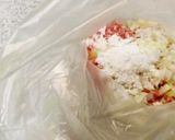 ワンタンの皮でパリッパリッひき肉揚げ♪作り方2写真