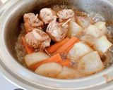 小さなパーティー向け豚肉大根煮付けコーラ作り方4写真