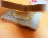 食パンとおせんべいサンド　可愛くないやつ作り方4写真