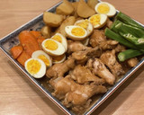 手羽元と根菜とたまごのさっぱりスタミナ煮作り方6写真