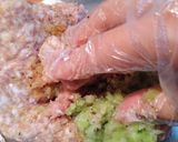 豚挽肉で蒸し春巻き★エスニック作り方3写真