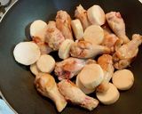 鶏手羽元と長芋の甘辛煮作り方4写真