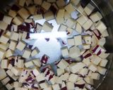 昆布だしで炊くさつま芋ご飯作り方3写真