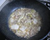 お手軽♪さば缶と白菜の卵とじ作り方2写真