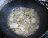 お手軽♪さば缶と白菜の卵とじ作り方2写真