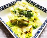 簡単一品、バター香るシャキッと焼きレタス作り方3写真