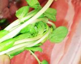 豆苗巻き巻き作り方2写真