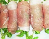 豆苗巻き巻き作り方3写真