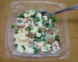 卵豆腐とネギの納豆ご飯作り方2写真