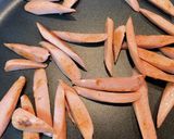 小松菜と魚肉ソーセージのマヨ、カレー炒め作り方3写真