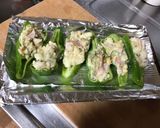 余ったポテサラdeピーマンに乗っけ焼き☆作り方1写真